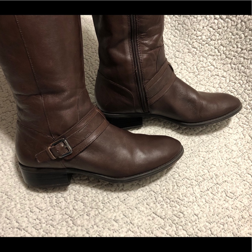 LAUREN Ralph Lauren Maritza Leather Riding Boot. - Picture 5 of 11